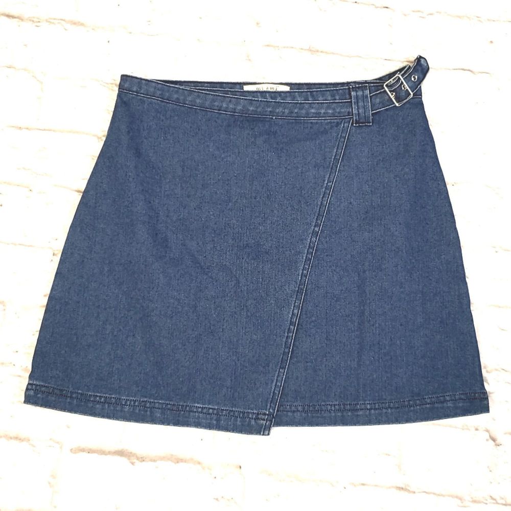 Miami women's Wrap Jeans Skirt size L